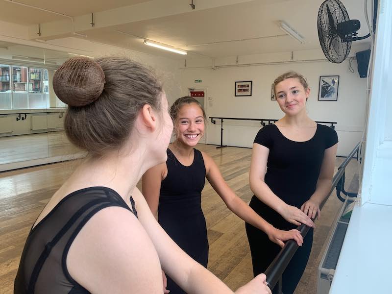 IDTA dance students enjoying a chat after dance classes