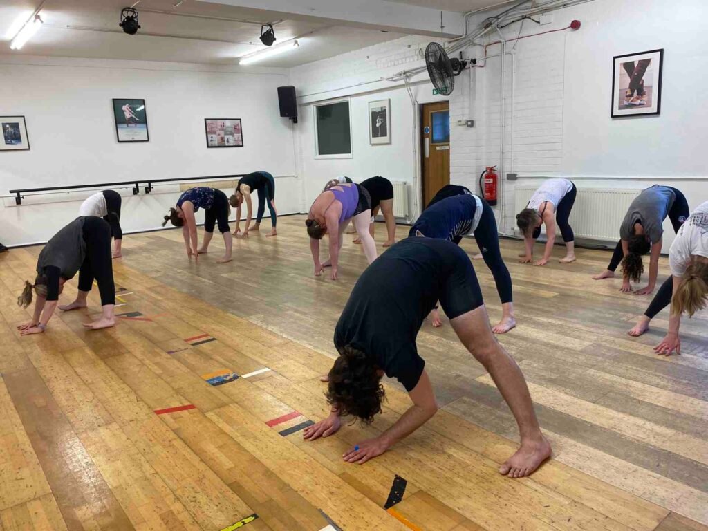 contemporary class stretching