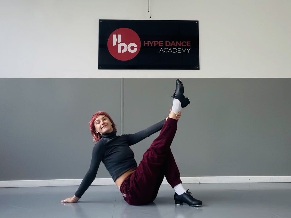 Paulina, Hype's artistic director, posing in the dance studio